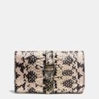Coach Nomad Medium Wallet In Exotic Embossed Leather
