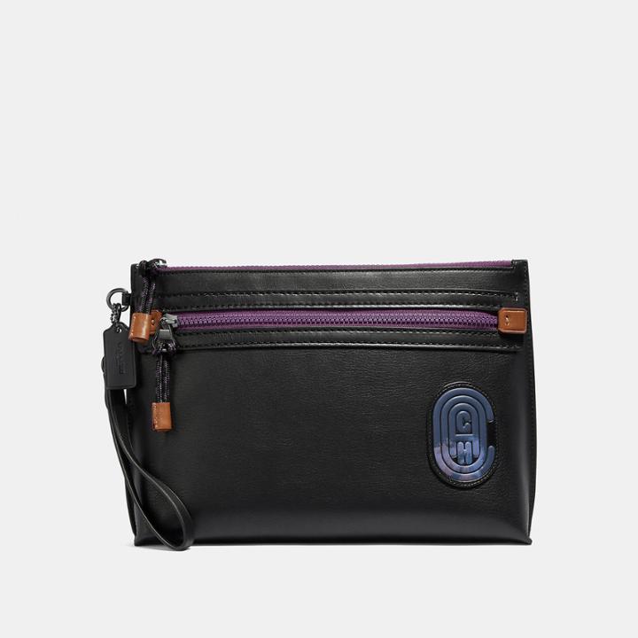 Coach Academy Pouch With Patch