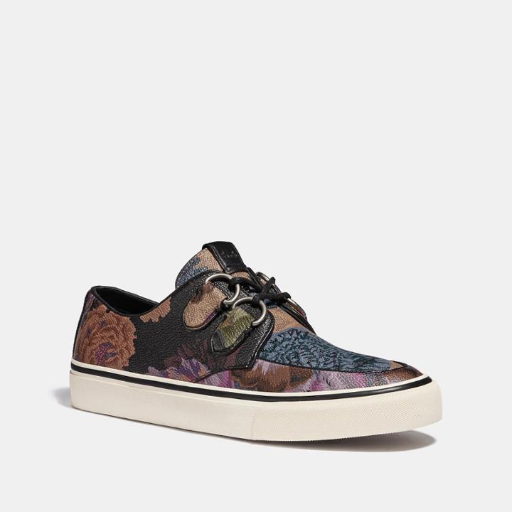 Coach C175 Low Top Sneaker With Kaffe Fassett Print