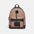 Coach Academy Backpack In Signature Canvas With Whipstitch
