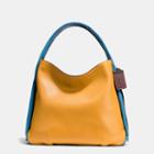 Coach Bandit Hobo In Colorblock Leather