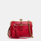 Coach Kisslock Crossbody In Glovetanned Leather With Colorblock Horse Print