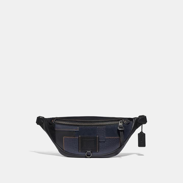 Coach Rivington Belt Bag With Patchwork
