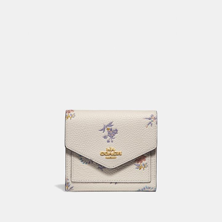 Coach Small Wallet With Meadow Prairie Print