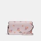 Coach Hayden Foldover Crossbody Clutch With Floral Bow Print