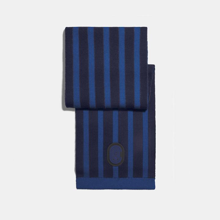 Coach Signature Retro Patch Knit Scarf