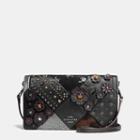 Coach Foldover Crossbody In Embellished Canyon Quilt Leather