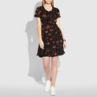 Coach Outerspace Print Pleated Dress