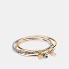 Coach Signature Bangle Set