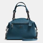 Coach Chain Prairie Satchel In Polished Pebble Leather