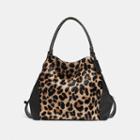 Coach Edie Shoulder Bag 42 With Embellished Leopard Print