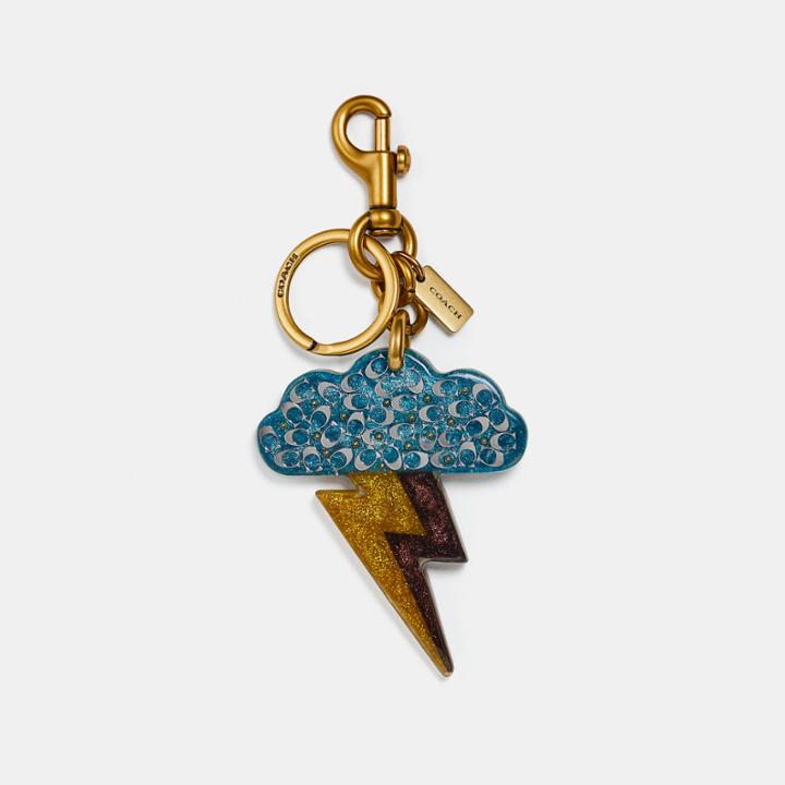 Coach Cloud And Bolt Bag Charm