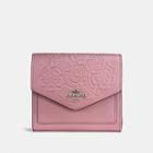 Coach Small Wallet With Tea Rose Tooling