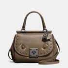Coach Drifter Top Handle In Glovetanned Leather With Western Rivets