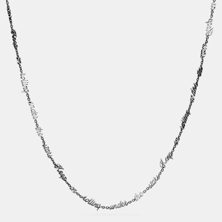 Coach Dreamer Script Necklace