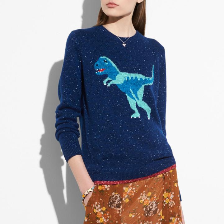Coach Rexy Intarsia Sweater