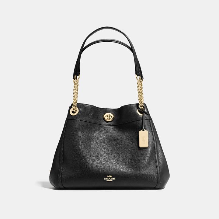 Coach Turnlock Edie Shoulder Bag
