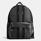 Coach Campus Backpack Rip And Repair With Varsity Stripe