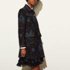 Coach Studded Tapestry Coat