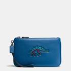 Coach Beasts Small Wristlet In Glovetanned Leather