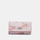 Coach Six Ring Key Case With Floral Bow Print