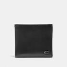 Coach Double Billfold Wallet With Signature Hardware