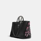 Coach Rogue Tote With Exotic Link Leather Detail