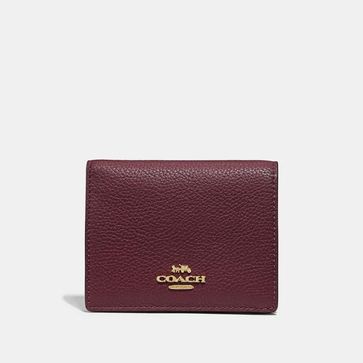 Coach Small Snap Wallet In Colorblock