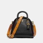 Coach Marleigh Satchel In Colorblock With Patch