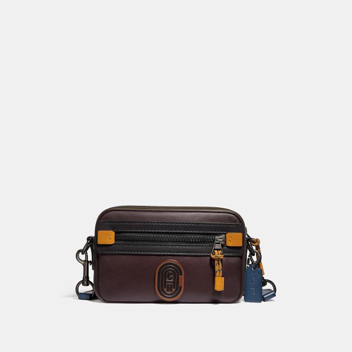 Coach Academy Crossbody In Colorblock With Patch