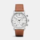 Coach 75th Anniversary Delancey Stainless Steel Leather Strap Watch