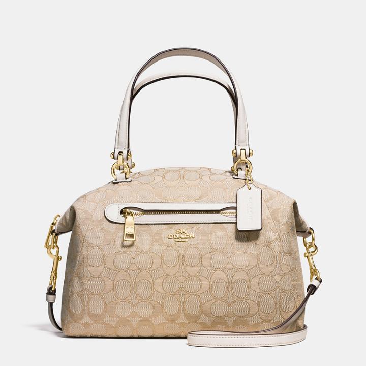 Coach Prairie Satchel In Signature Coated Canvas