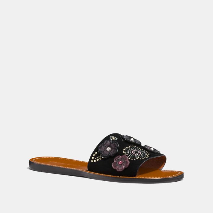 Coach Slide With Tea Rose Rivets