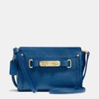 Coach Swagger Wristlet In Pebble Leather