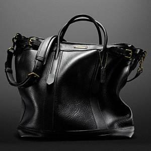 Coach And Billy Reid Pbld Lthr Hero Tote Black
