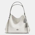 Coach Outline Studs And Grommets Edie Shoulder Bag 31 In Leather