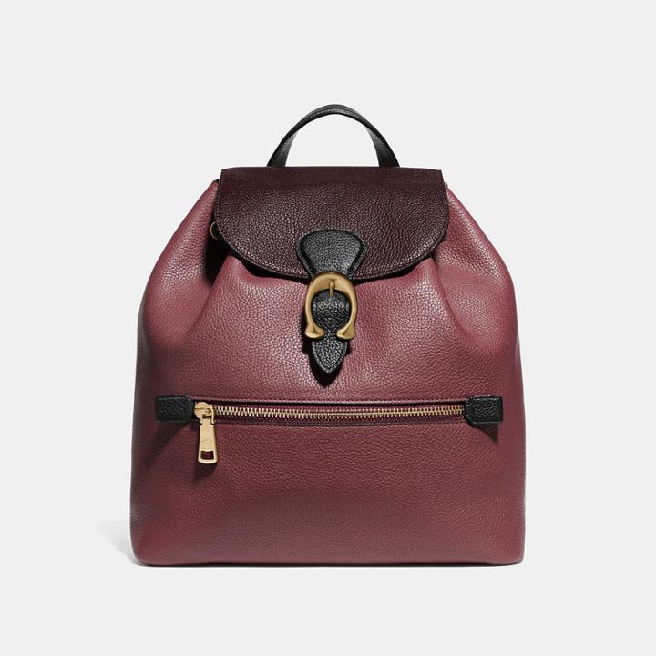 Coach Evie Backpack In Colorblock Leather