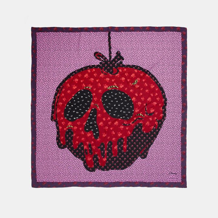 Coach Disney X Coach Poison Apple Patchwork Scarf