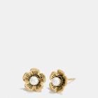 Coach Willow Floral Stud Earring