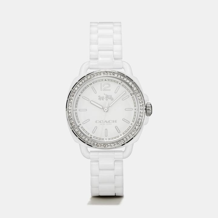 Coach Tatum Ceramic Set Bracelet Watch