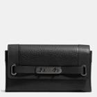 Coach Swagger Wallet In Pebble Leather