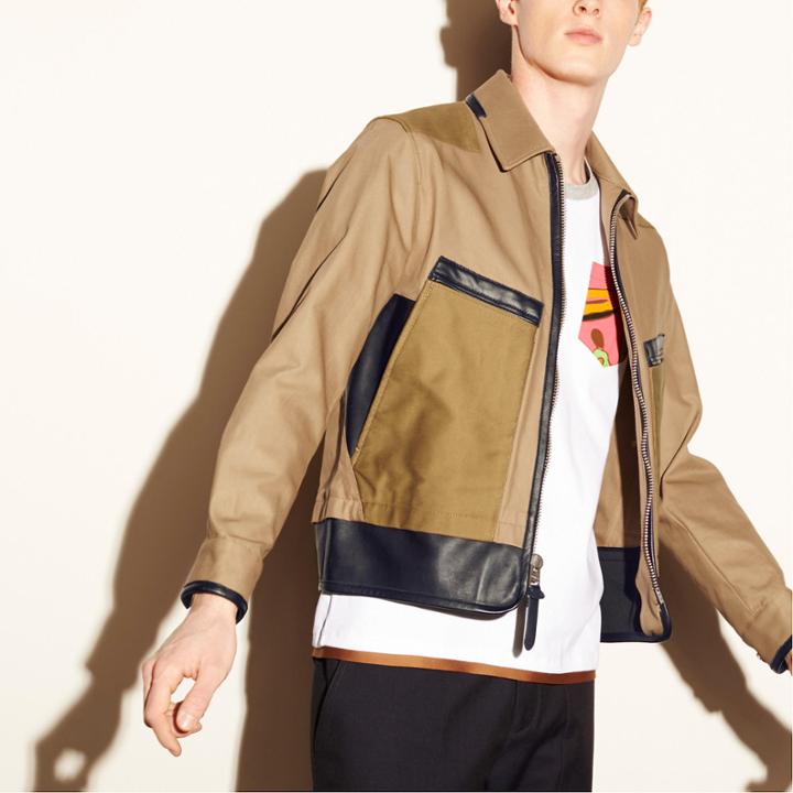 Coach 1941 Mixed Fabric Flight Jacket