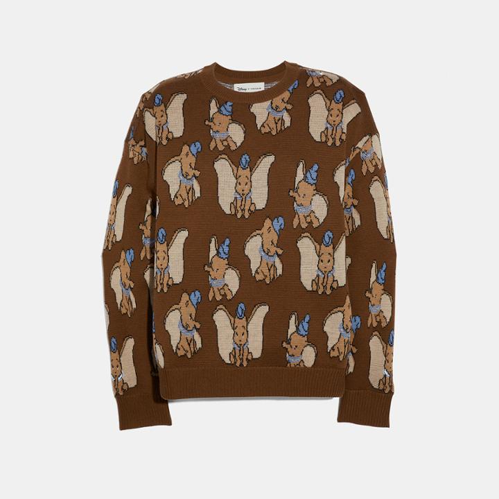 Coach Disney X Coach Dumbo Jacquard Sweater