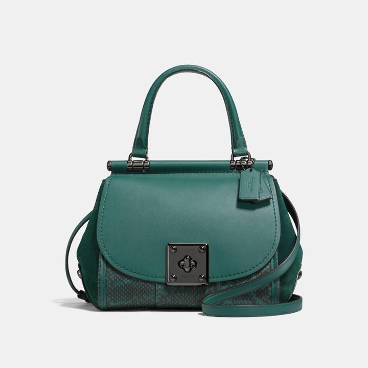 Coach Drifter Top Handle In Mixed Materials With Edgestain