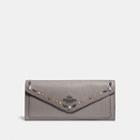Coach Soft Wallet With Prairie Rivets