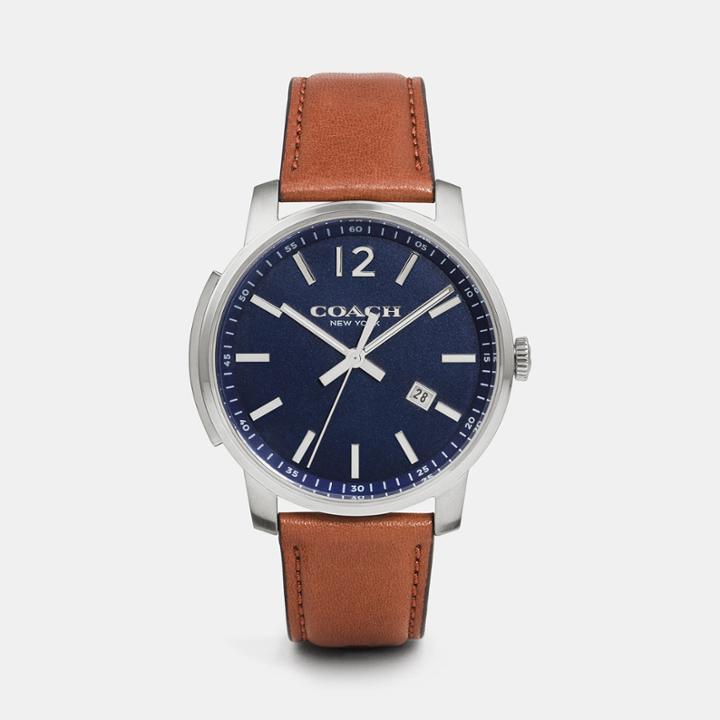 Coach Bleecker Slim Stainless Steel Strap Watch