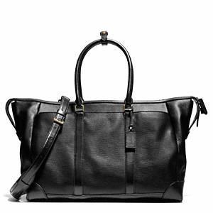 Coach   Crosby Box Grain Lthr Carryall B4 Black