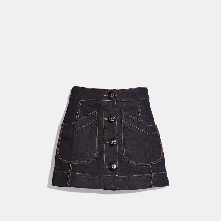 Coach Denim Skirt