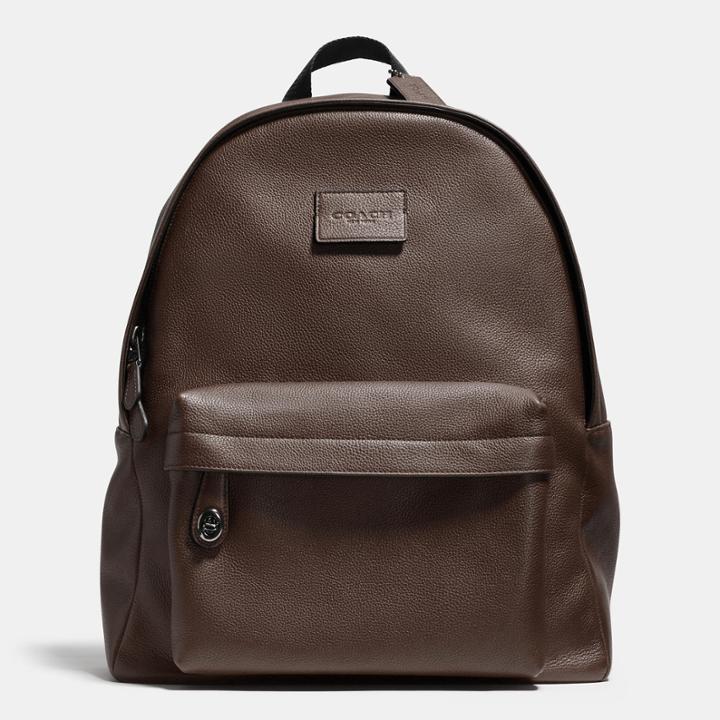 Coach Campus Backpack In Refined Pebble Leather