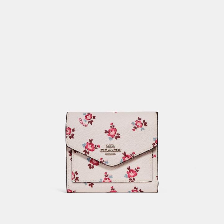 Coach Small Wallet With Floral Bloom Print